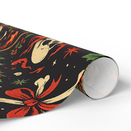 Horror Christmas Wrapping Paper