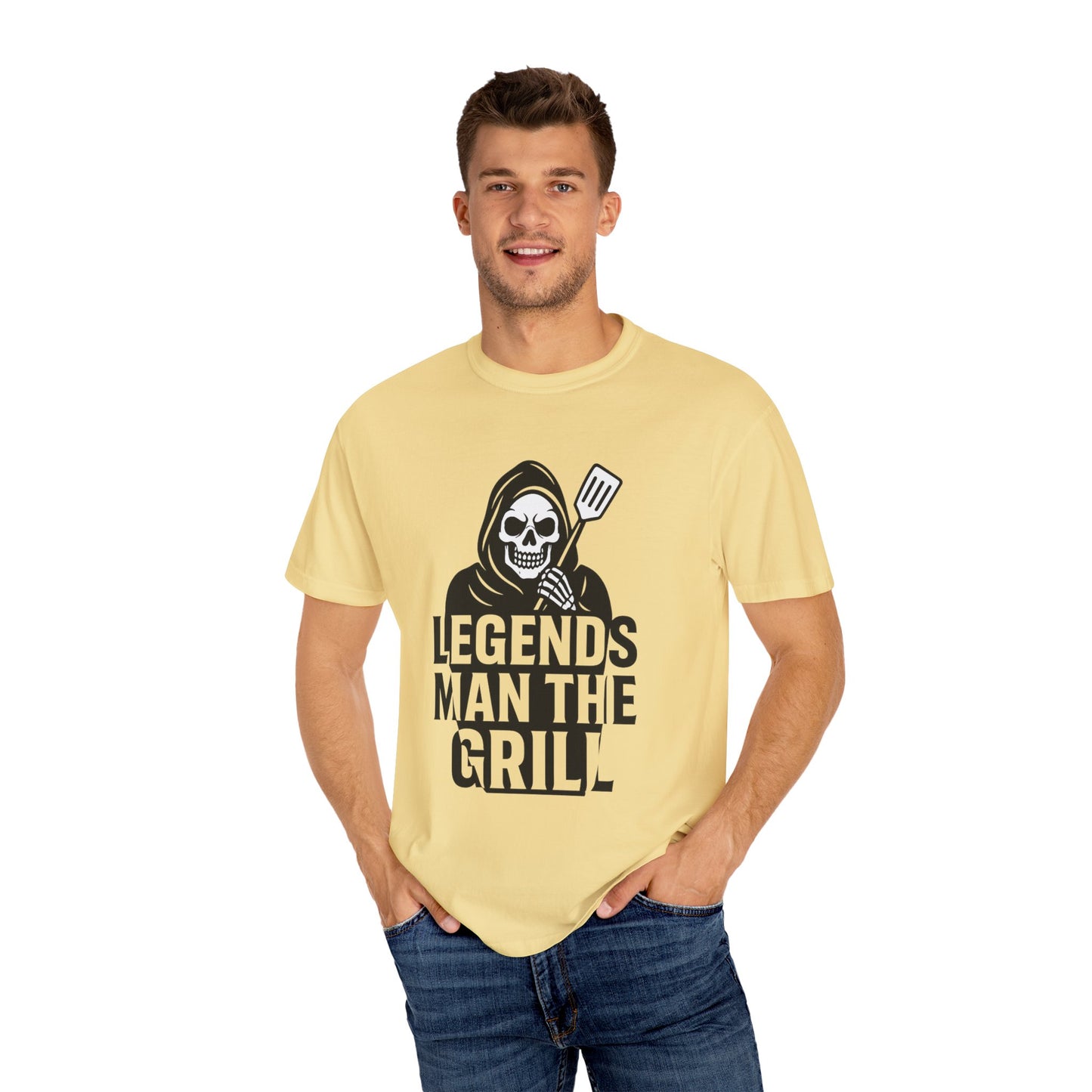 Legends Man the Grill - Reaper T-Shirt