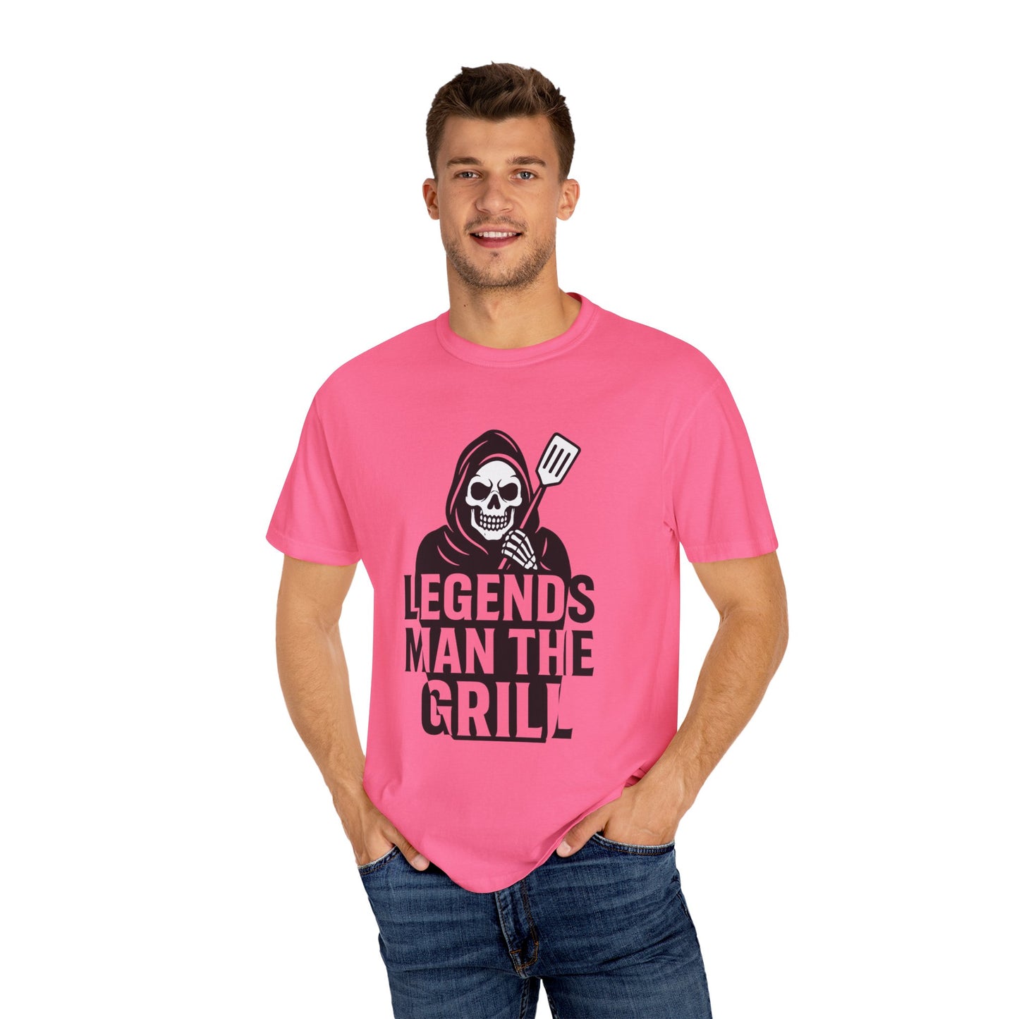 Legends Man the Grill - Reaper T-Shirt