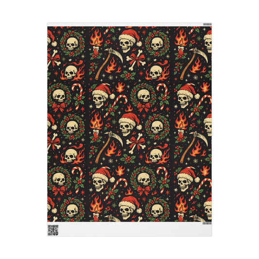 Horror Christmas Wrapping Paper