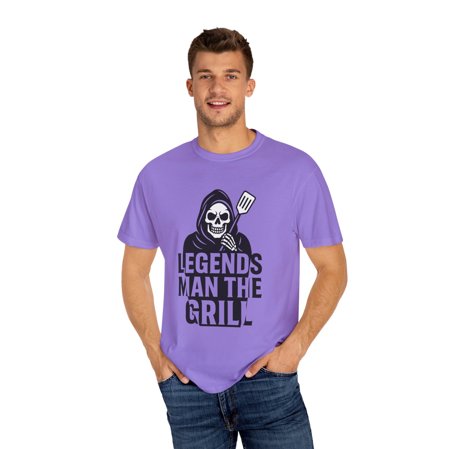 Legends Man the Grill - Reaper T-Shirt