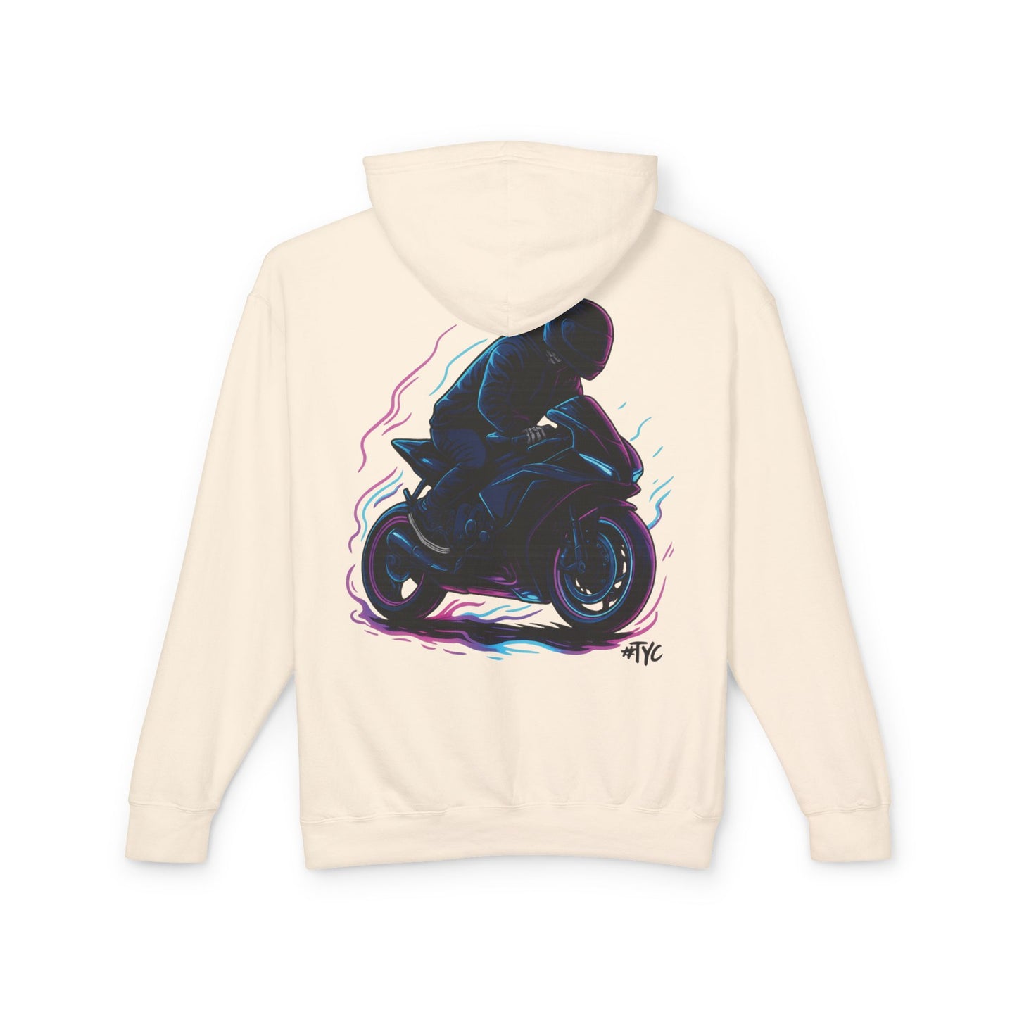 Neon Rider Motorcycle Hoodie Sweatshirt