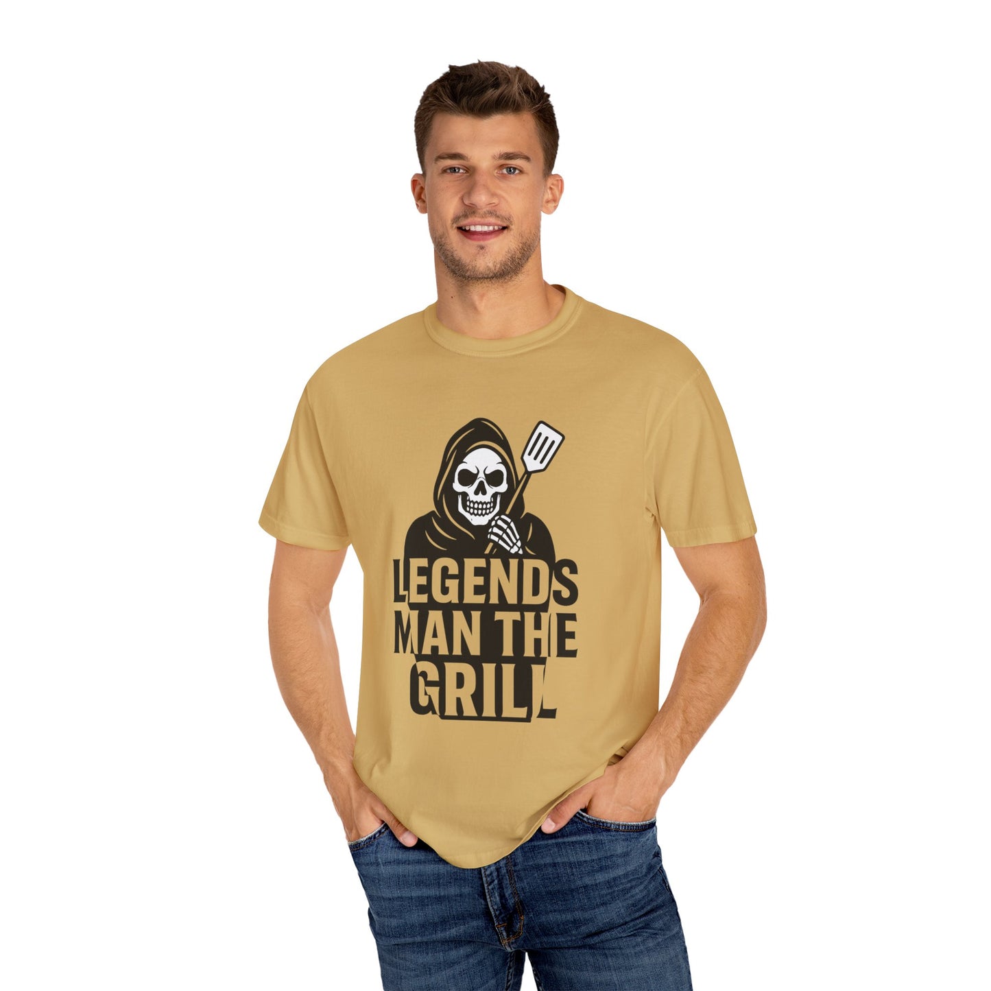 Legends Man the Grill - Reaper T-Shirt