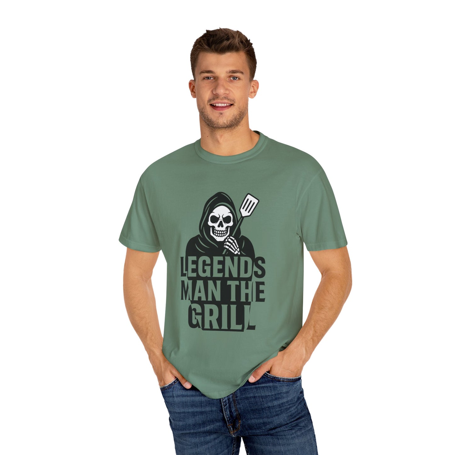 Legends Man the Grill - Reaper T-Shirt