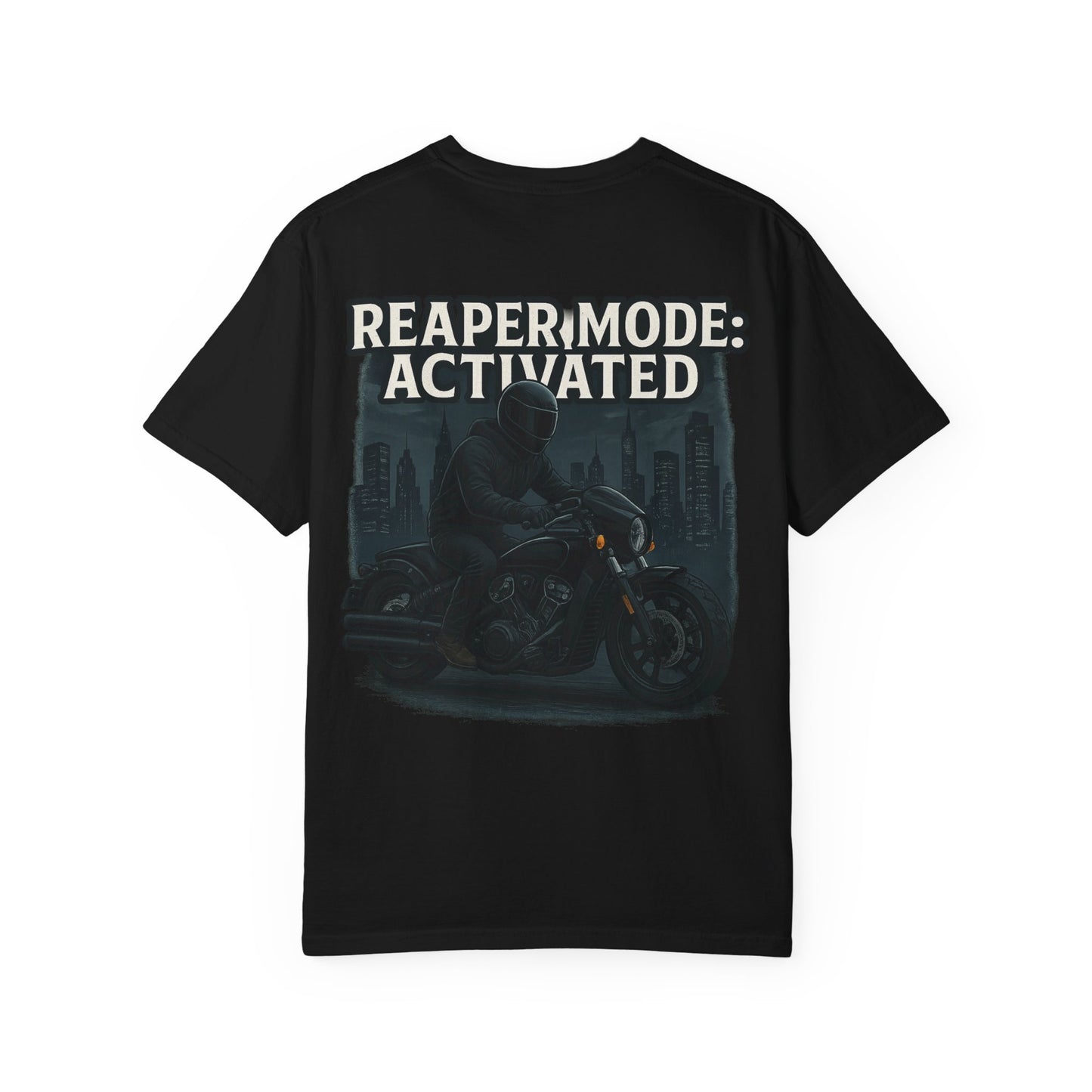 Reaper Mode: Activated β Present Cruiser Graphic Tee