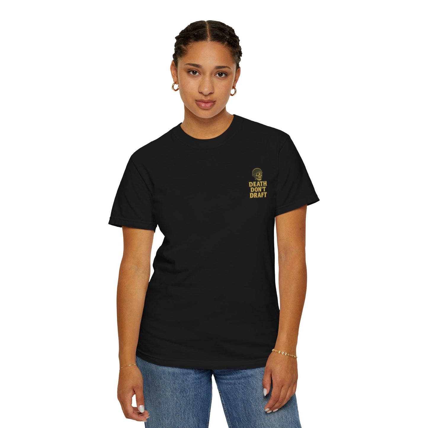 Death Don’t Draft – 1960s Vietnam Biker Graphic Tee