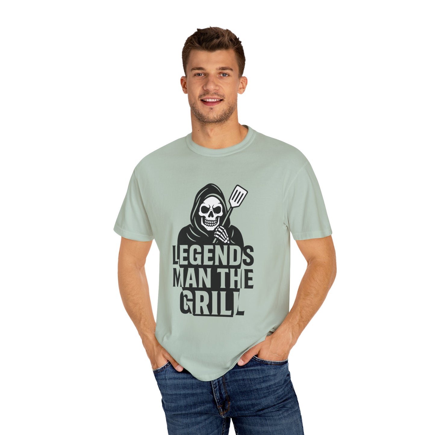 Legends Man the Grill - Reaper T-Shirt