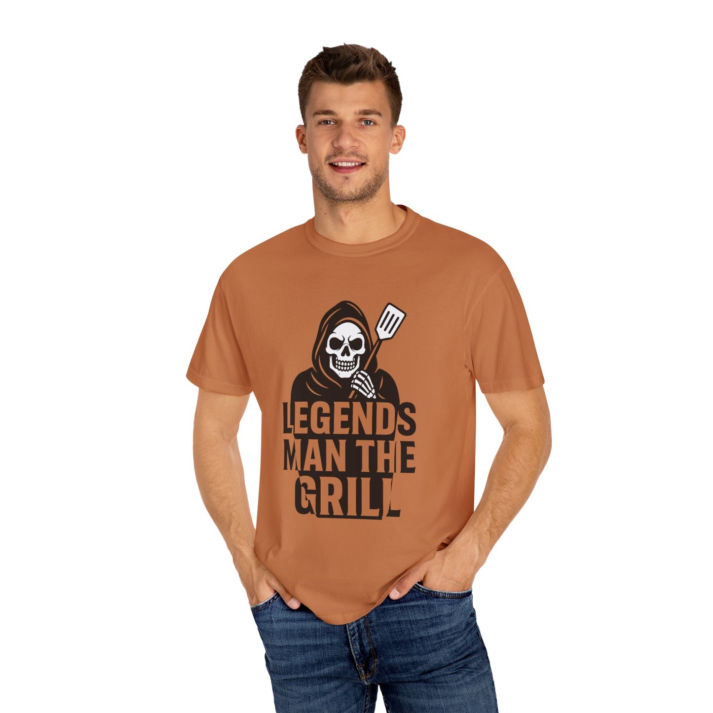 Legends Man the Grill - Reaper T-Shirt