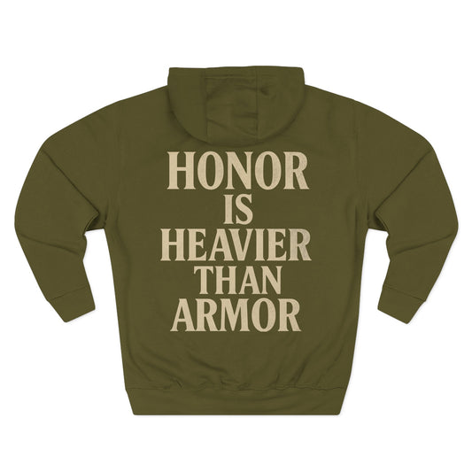 Honor Is Heavier Than Armor – TYC Warrior Legends Hoodie