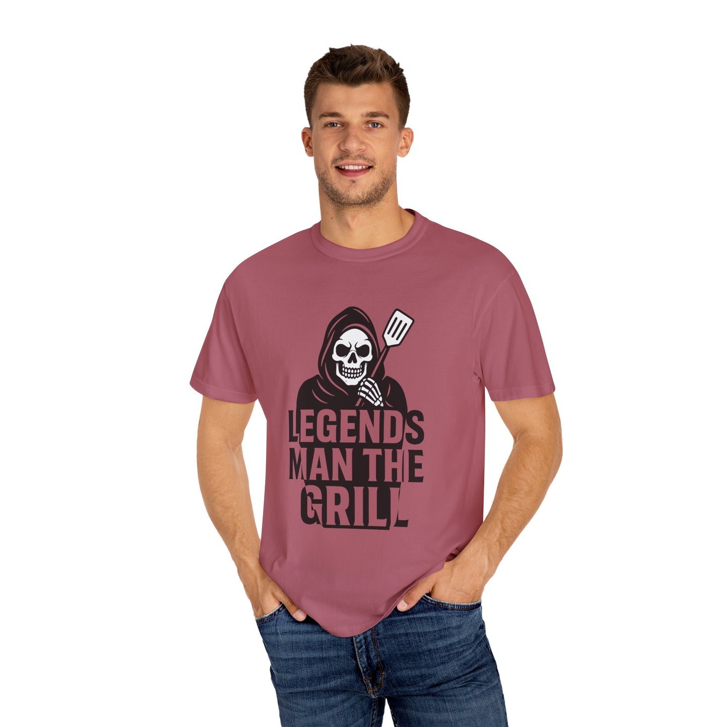 Legends Man the Grill - Reaper T-Shirt