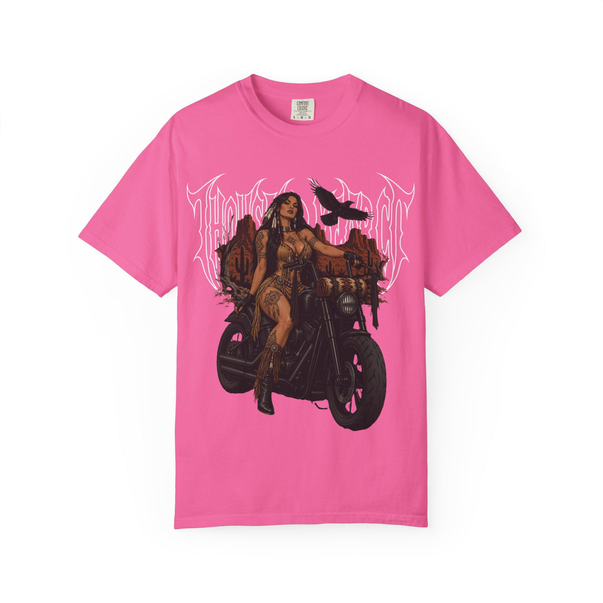 Native Goddess Biker - T Shirt
