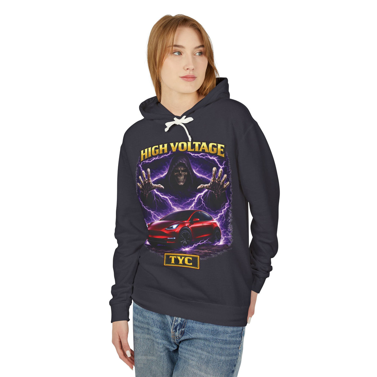 High Voltage - Lightweight Hoodie - Thousand Year Co