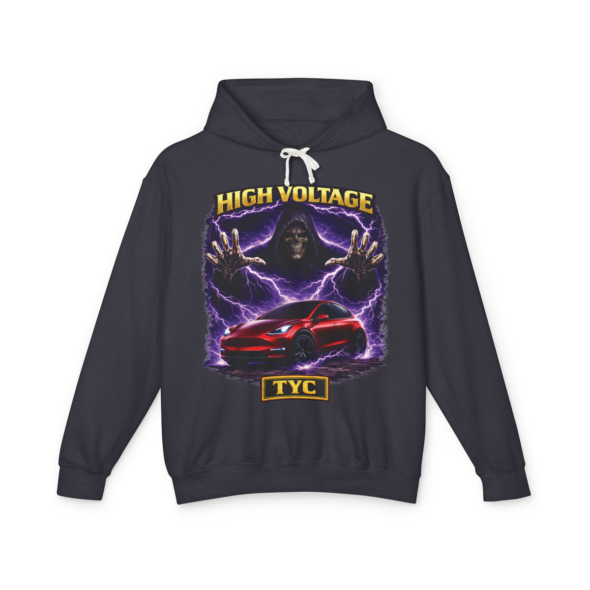 High Voltage - Lightweight Hoodie - Thousand Year Co