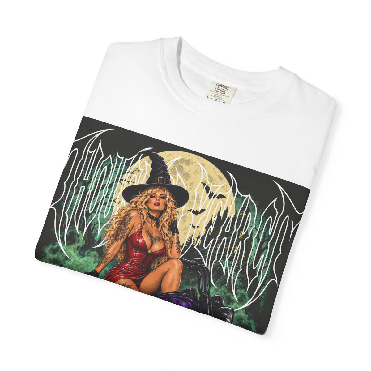 Witch Biker Pin-Up - T Shirt