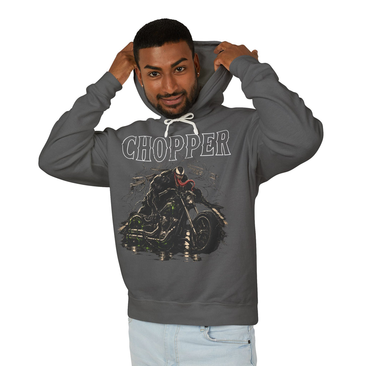 Black Chopper - Lightweight Hoodie