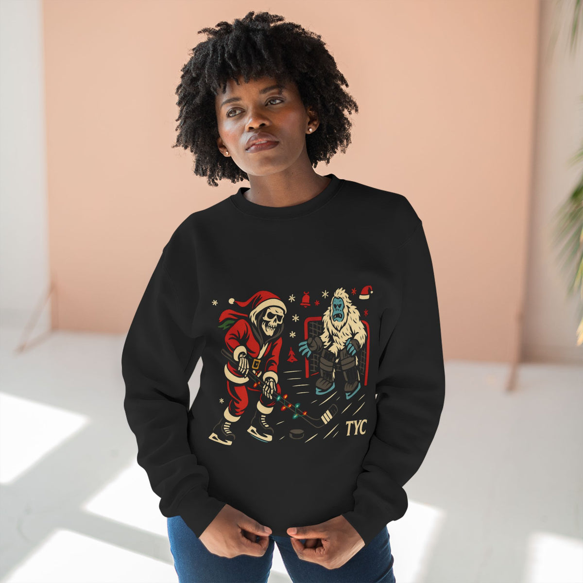 Yeti Hockey - Crewneck Sweatshirt - Thousand Year Co