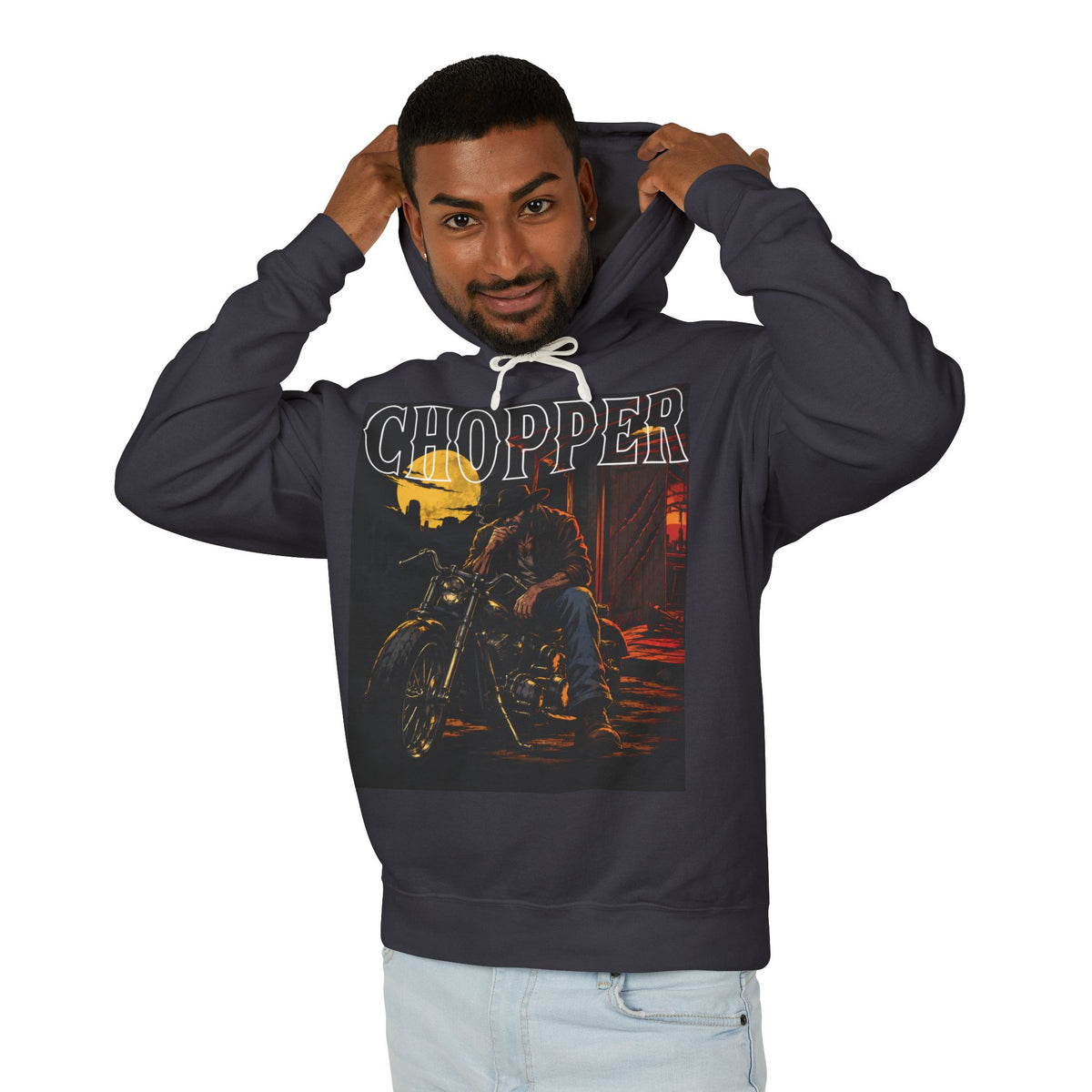 Logan Street Cowboy Chopper - Lightweight Hoodie