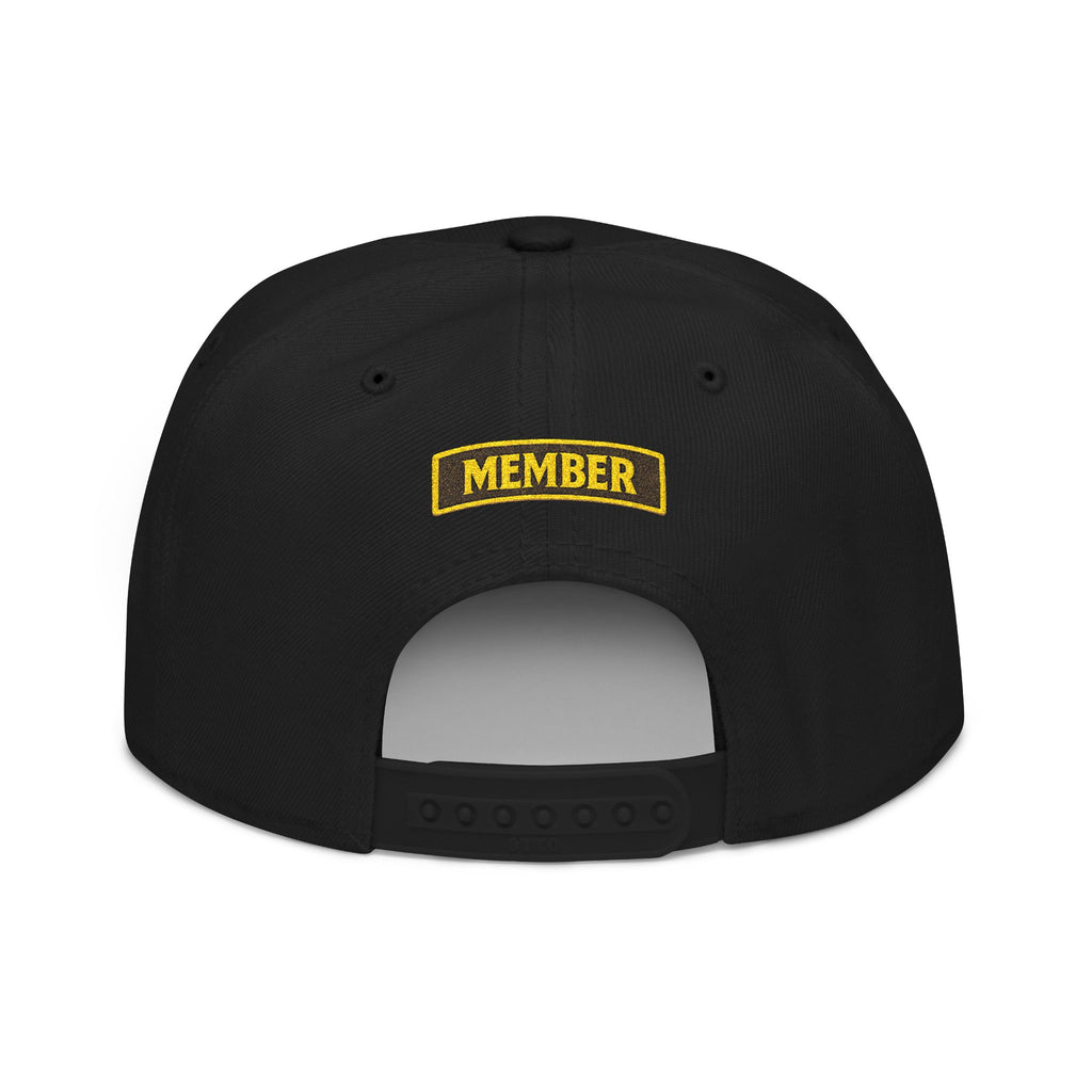 Reaper Garage Member Snapback Hat – Black/Gold