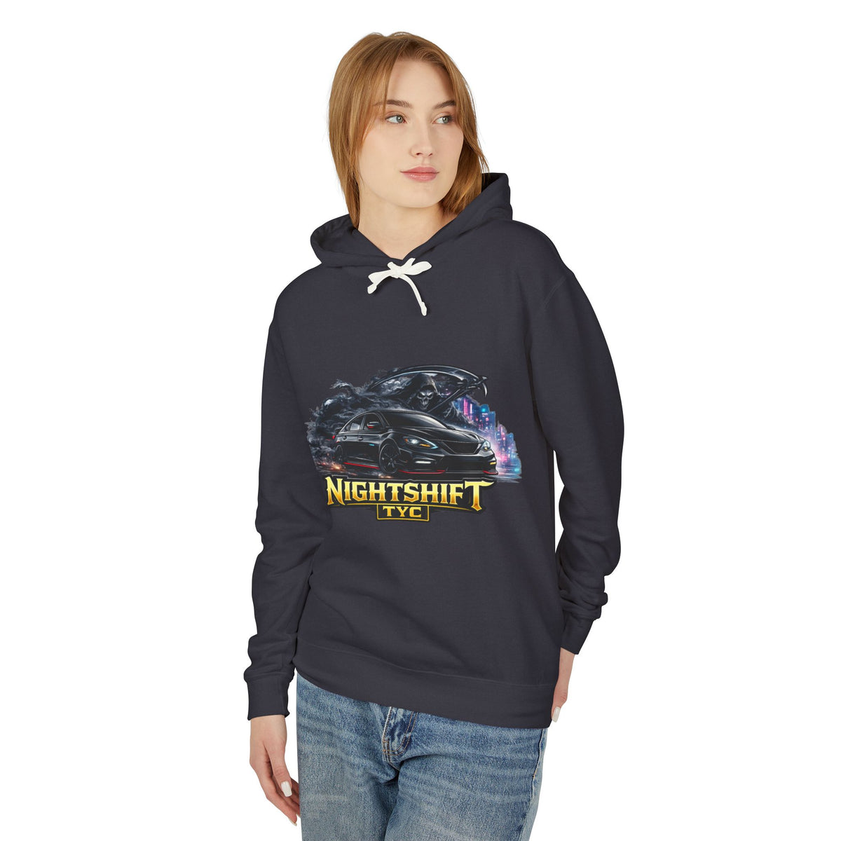 NightShift Racer - Lightweight Hoodie - Thousand Year Co