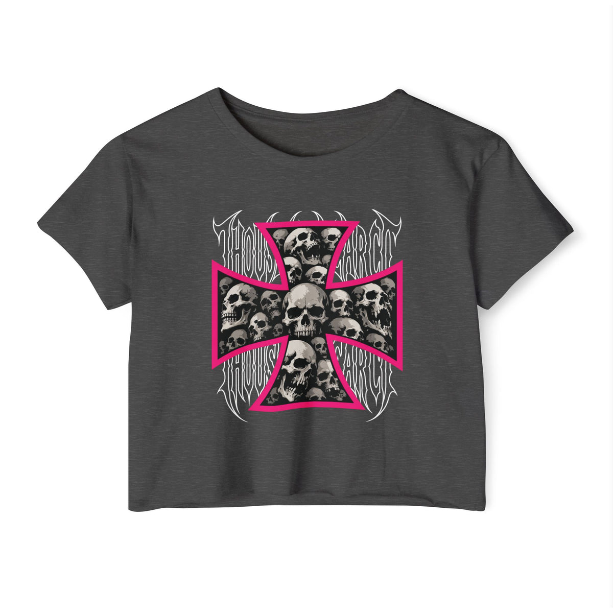 Thousand Year Co Iron Cross - Crop Top