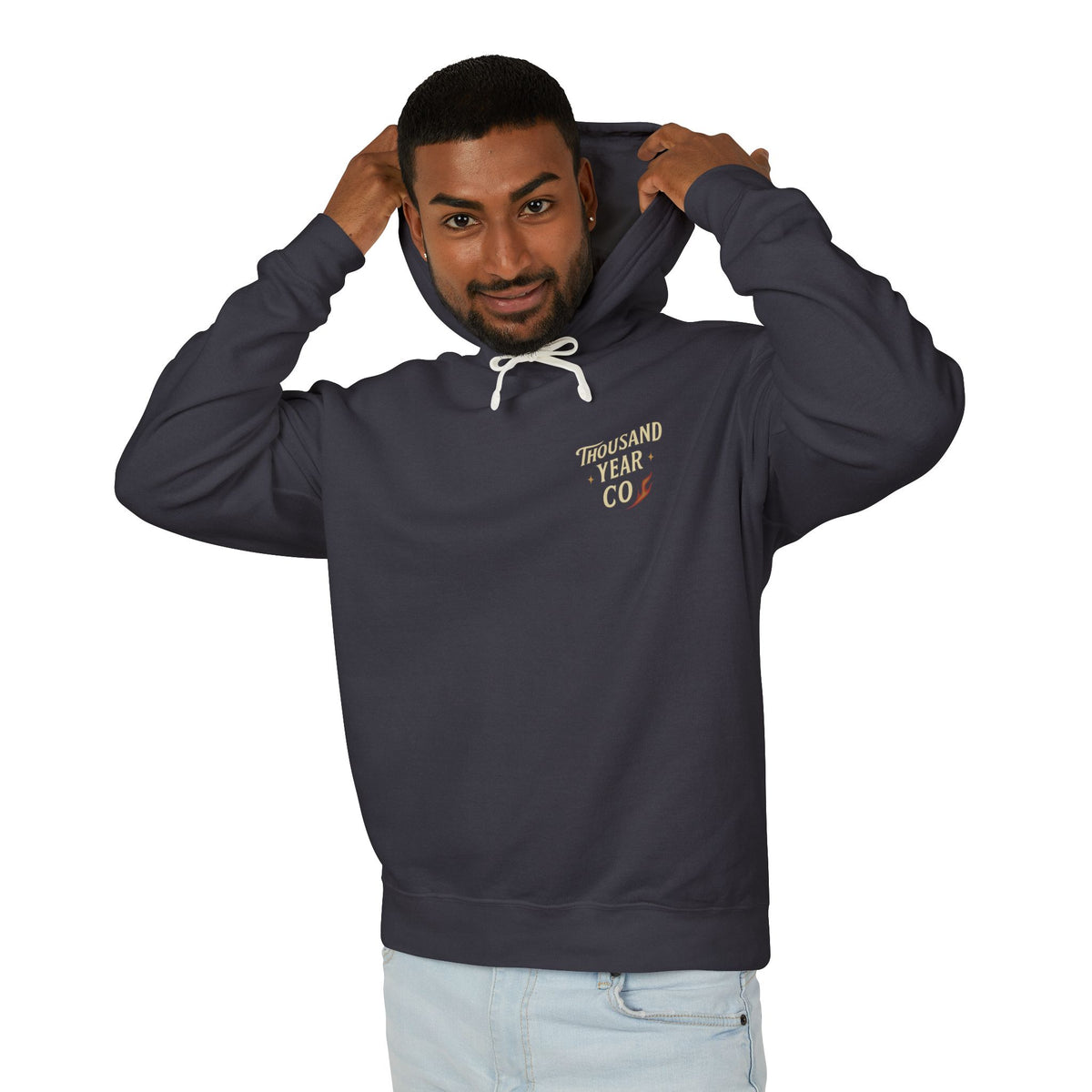 Vintage Tattoo Motorcycle Lightweight Hoodie - Thousand Year Co
