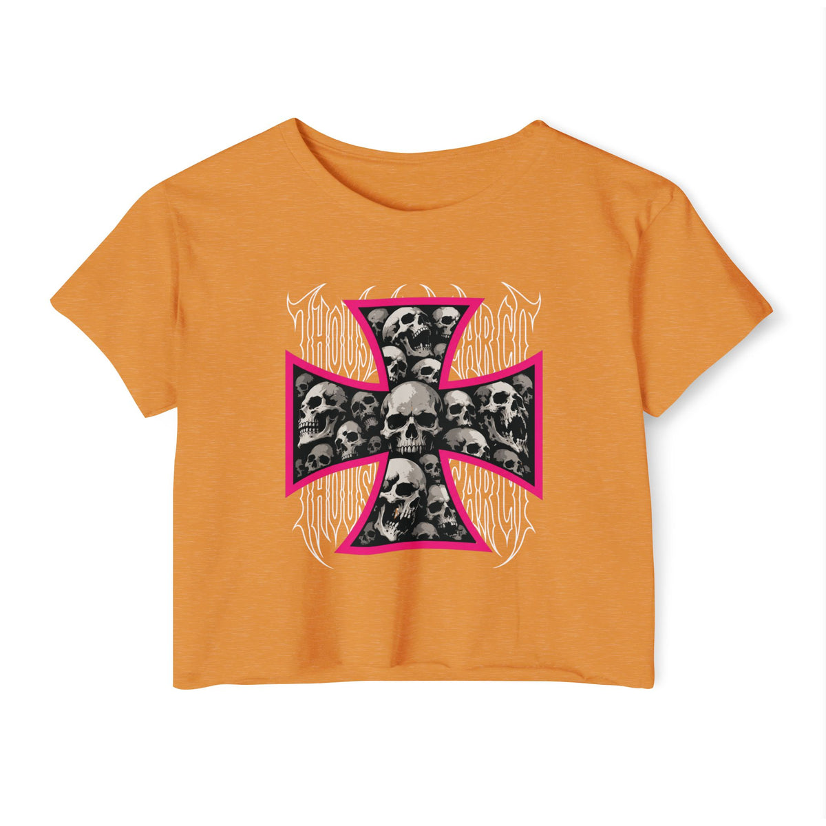 Thousand Year Co Iron Cross - Crop Top