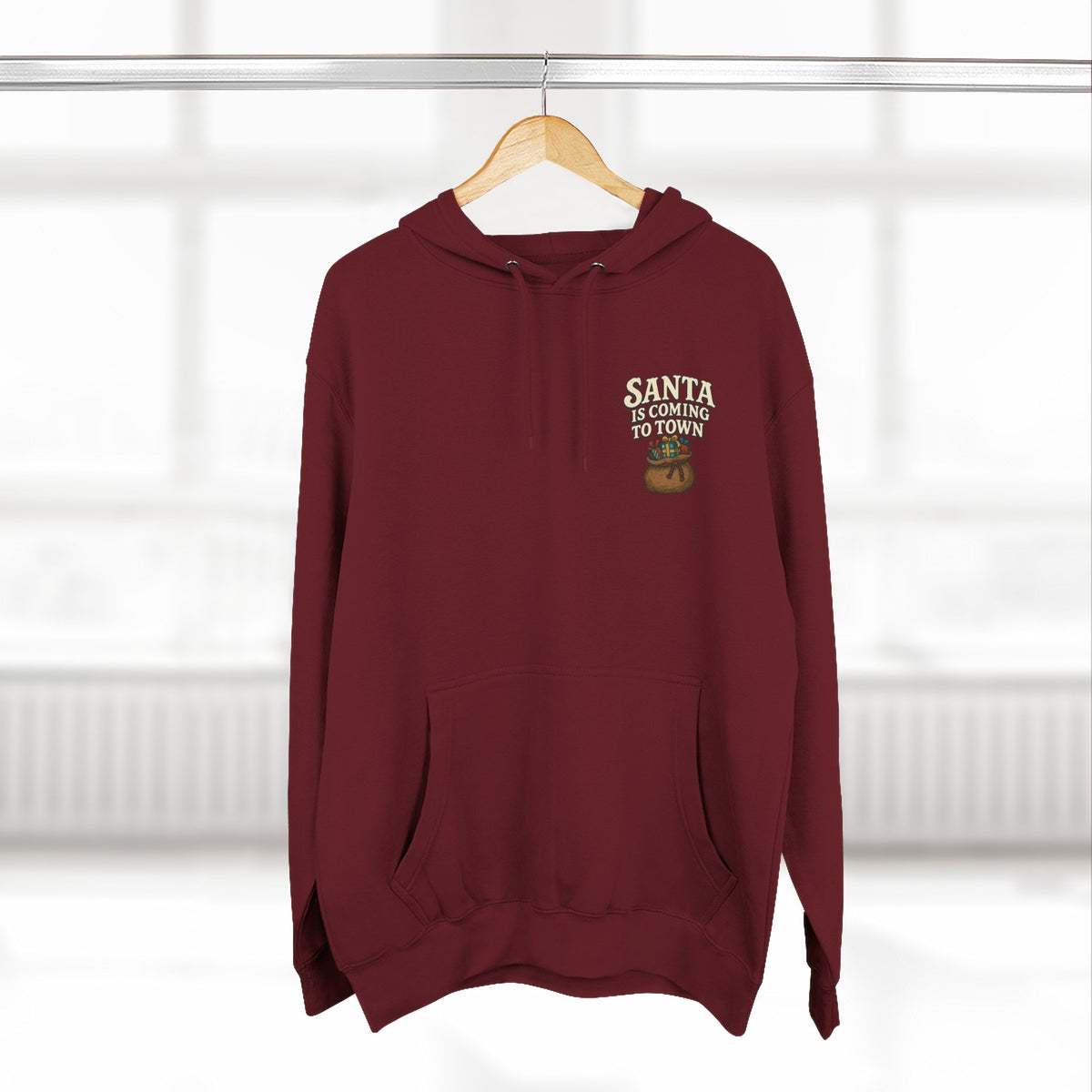 Santa Is Coming to Town v1 - Midweight Hoodie - Thousand Year Co