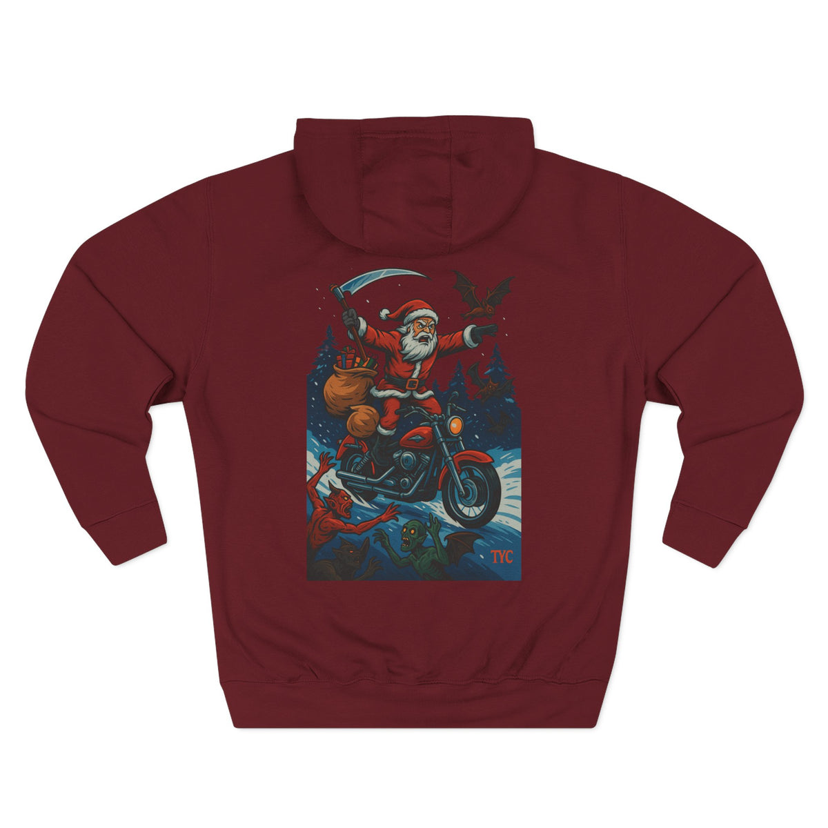 Santa Is Coming to Town v1 - Midweight Hoodie - Thousand Year Co