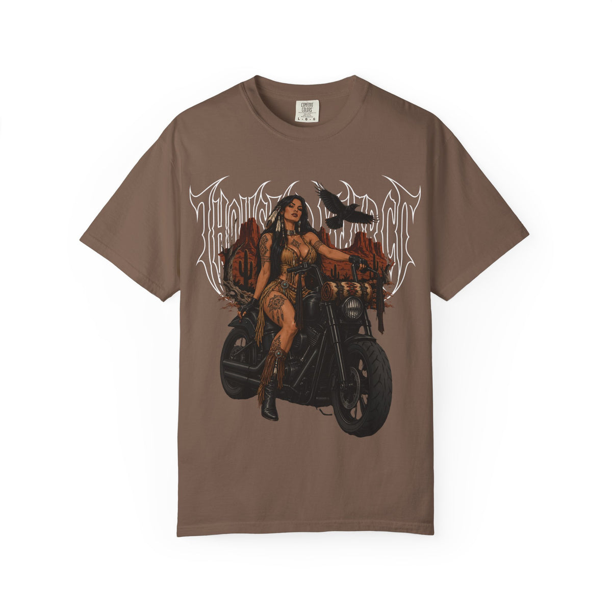 Native Goddess Biker - T Shirt