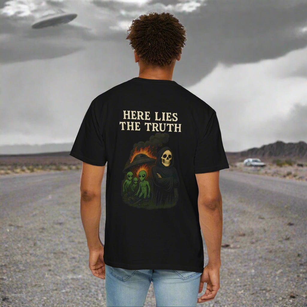 Here Lies the Truth T Shirt - Thousand Year Co