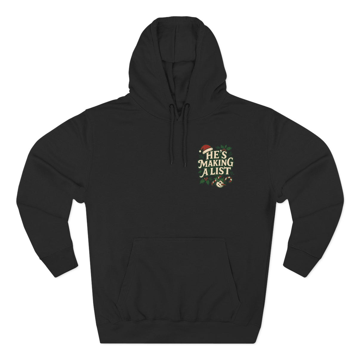 He’s Making a List – Midweight Hoodie - Thousand Year Co