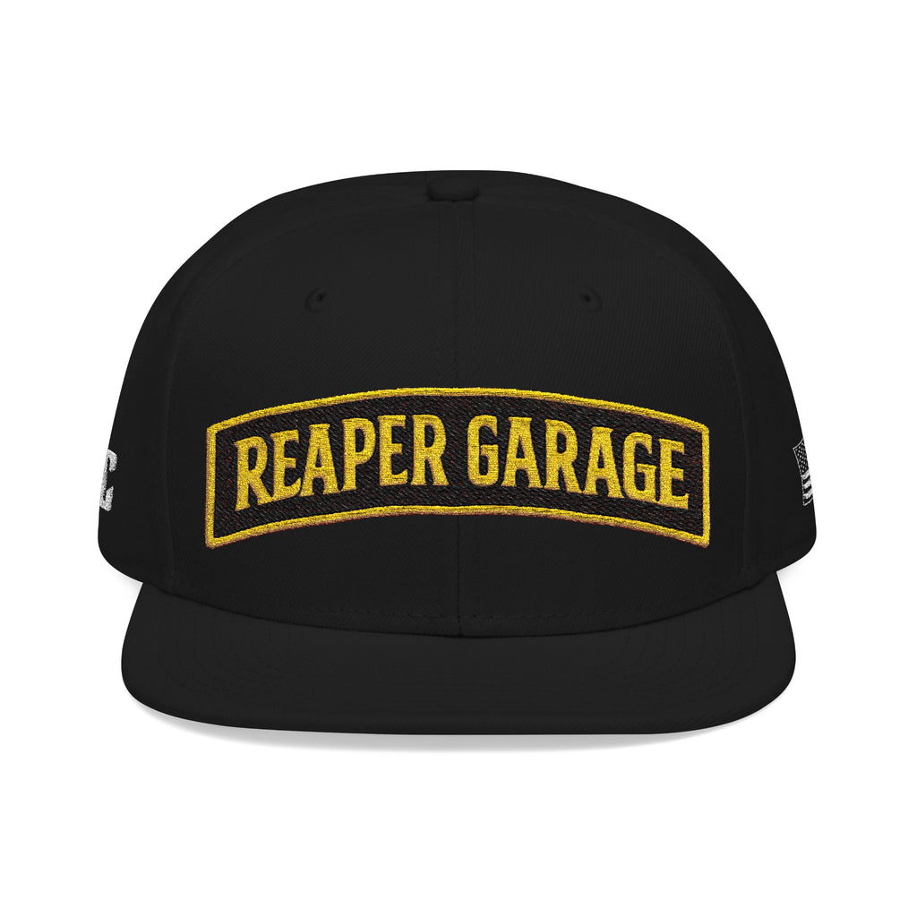 Reaper Garage President Snapback Hat – Black/Gold