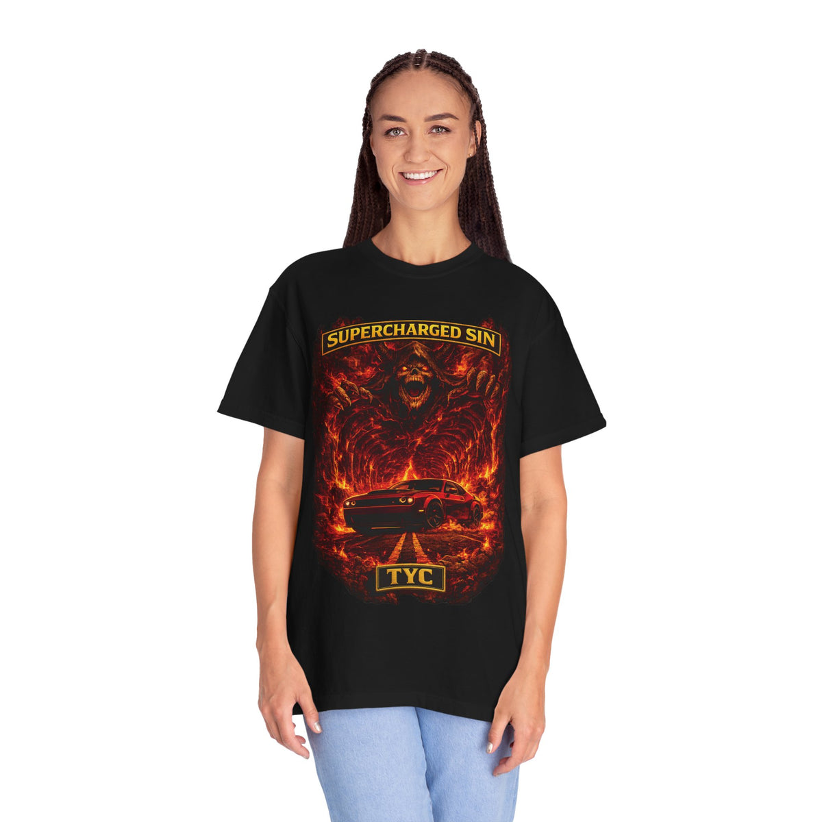 Supercharged Sin - T Shirt - Thousand Year Co