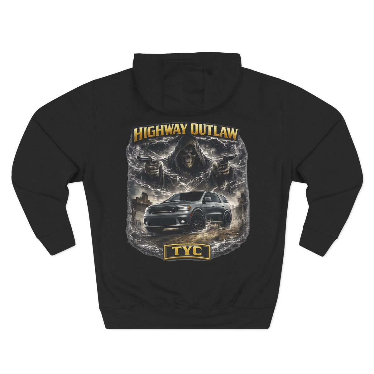 Highway Outlaw - Midweight Hoodie - Thousand Year Co
