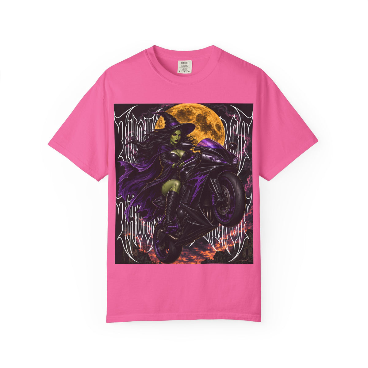 Biker Witch Moon - T Shirt