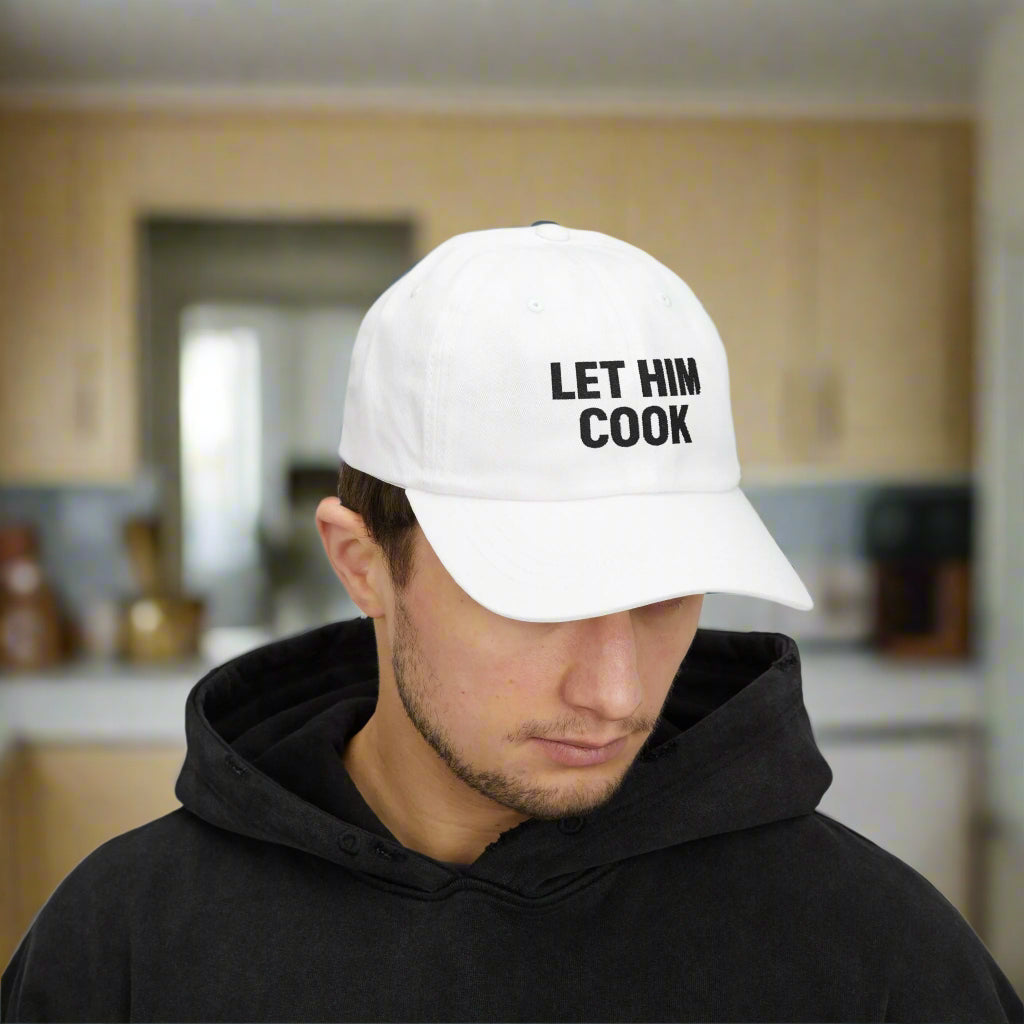 "Let Him Cook" Cooking & Grilling Dad Hat | Suburban Legends