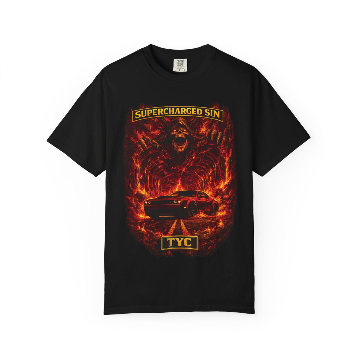 Supercharged Sin - T Shirt - Thousand Year Co