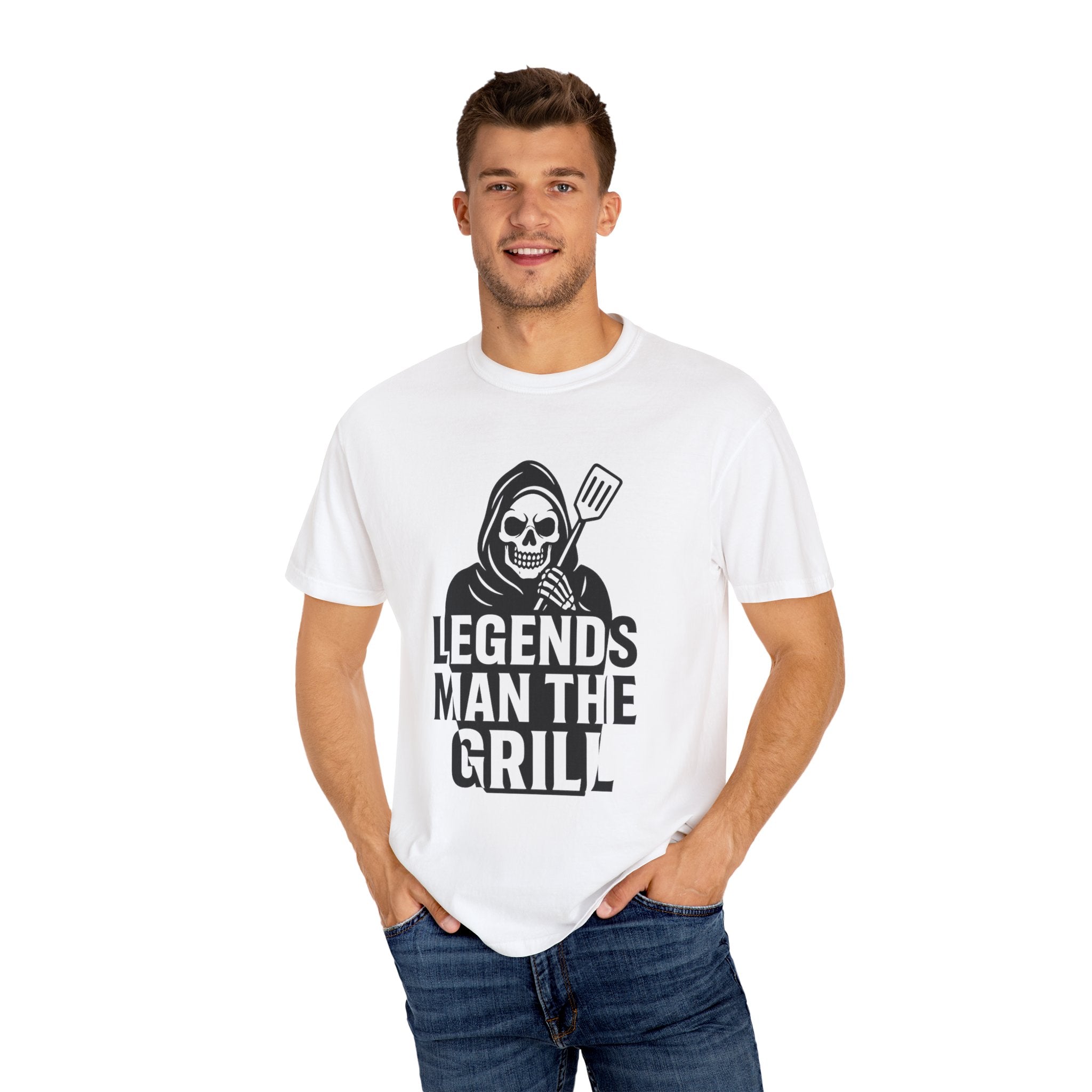 Legends Man the Grill - Reaper T-Shirt