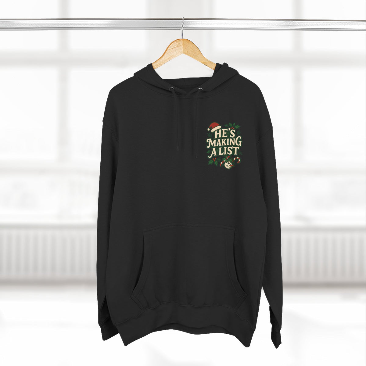 He’s Making a List – Midweight Hoodie - Thousand Year Co