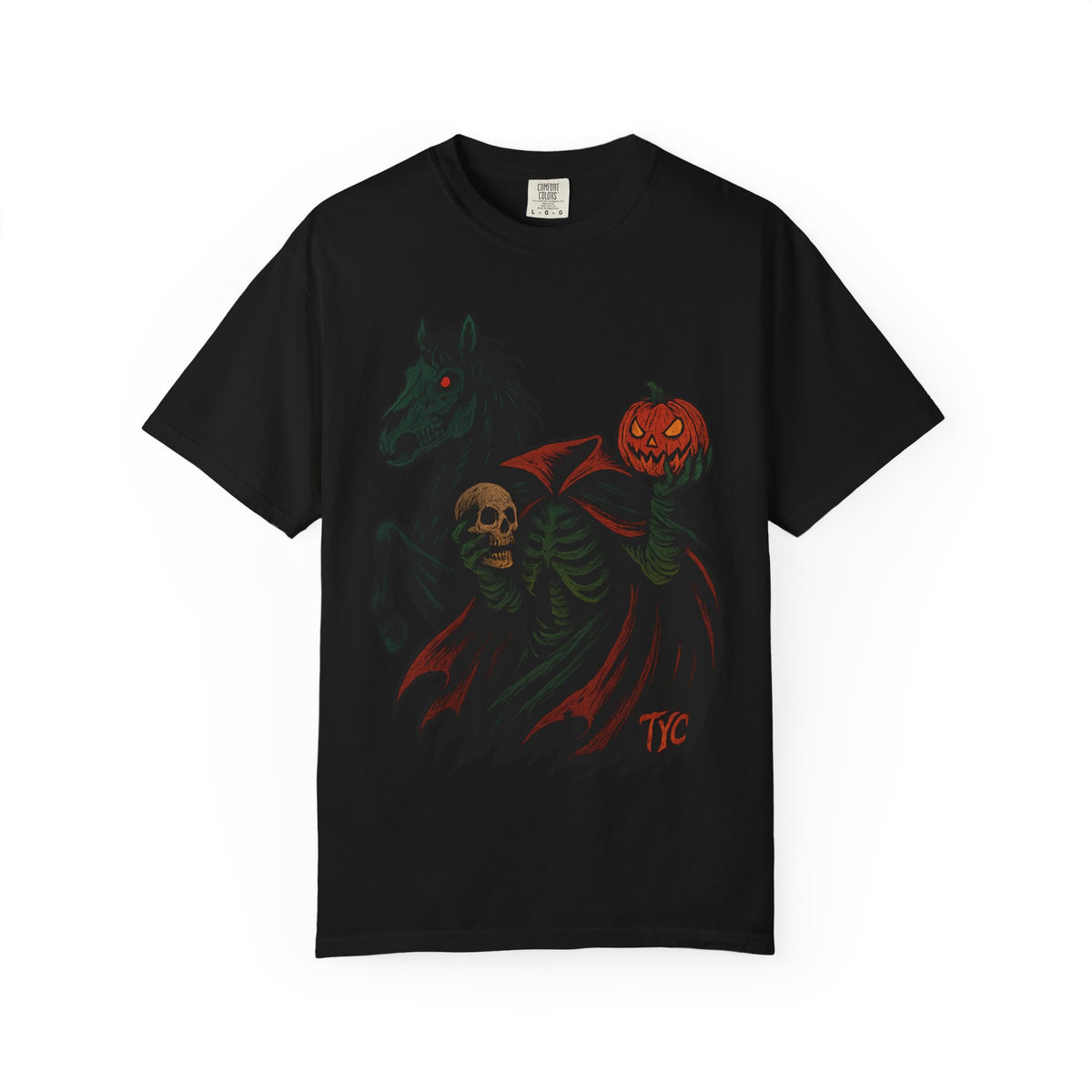 Horseman | Halloween Horror T Shirt | The Monsters Series - Thousand Year Co