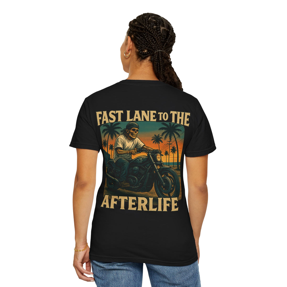 Fast Lane to the Afterlife – 2000s Power Cruiser T Shirt - Thousand Year Co