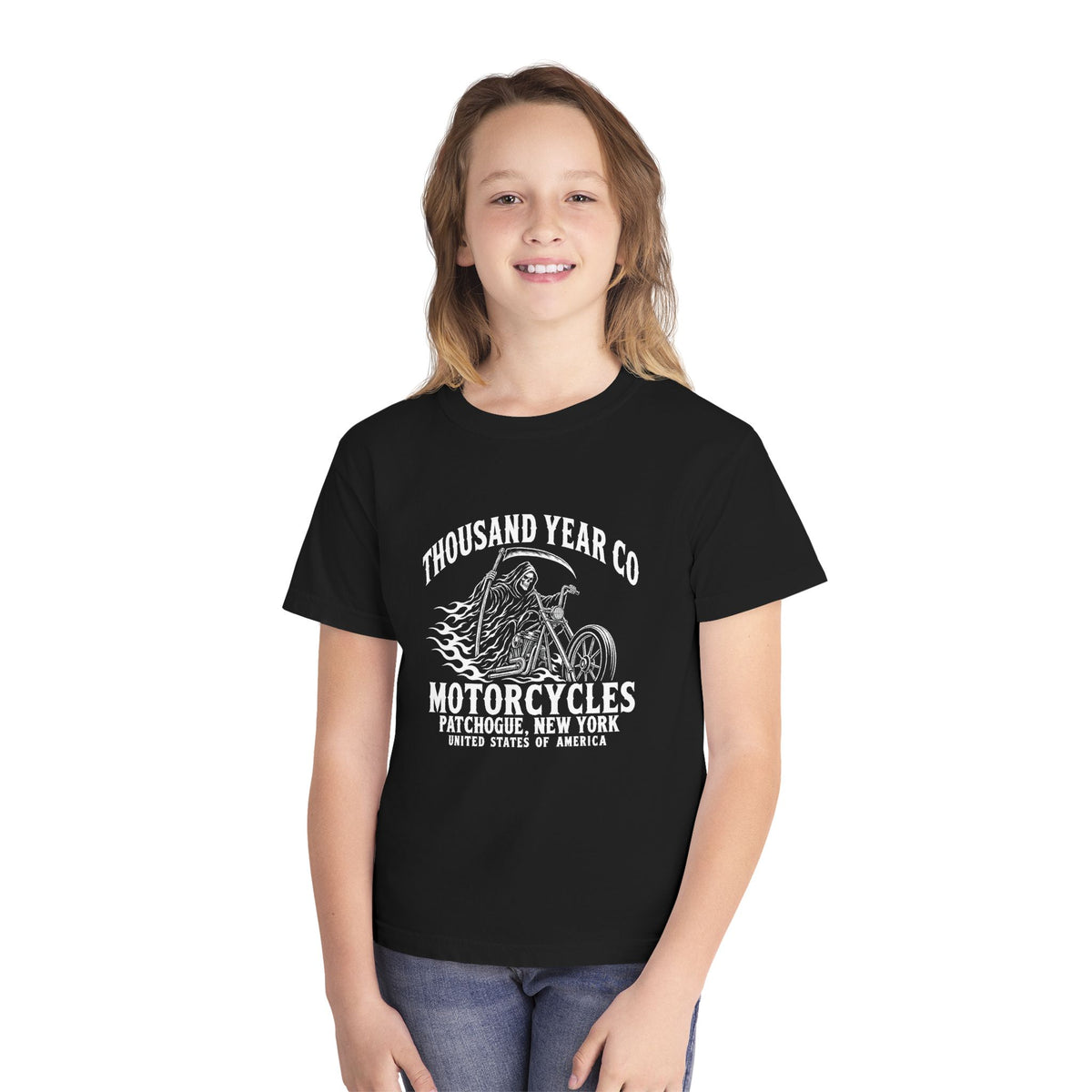 Thousand Year Co Motorcycles - Kids T Shirt