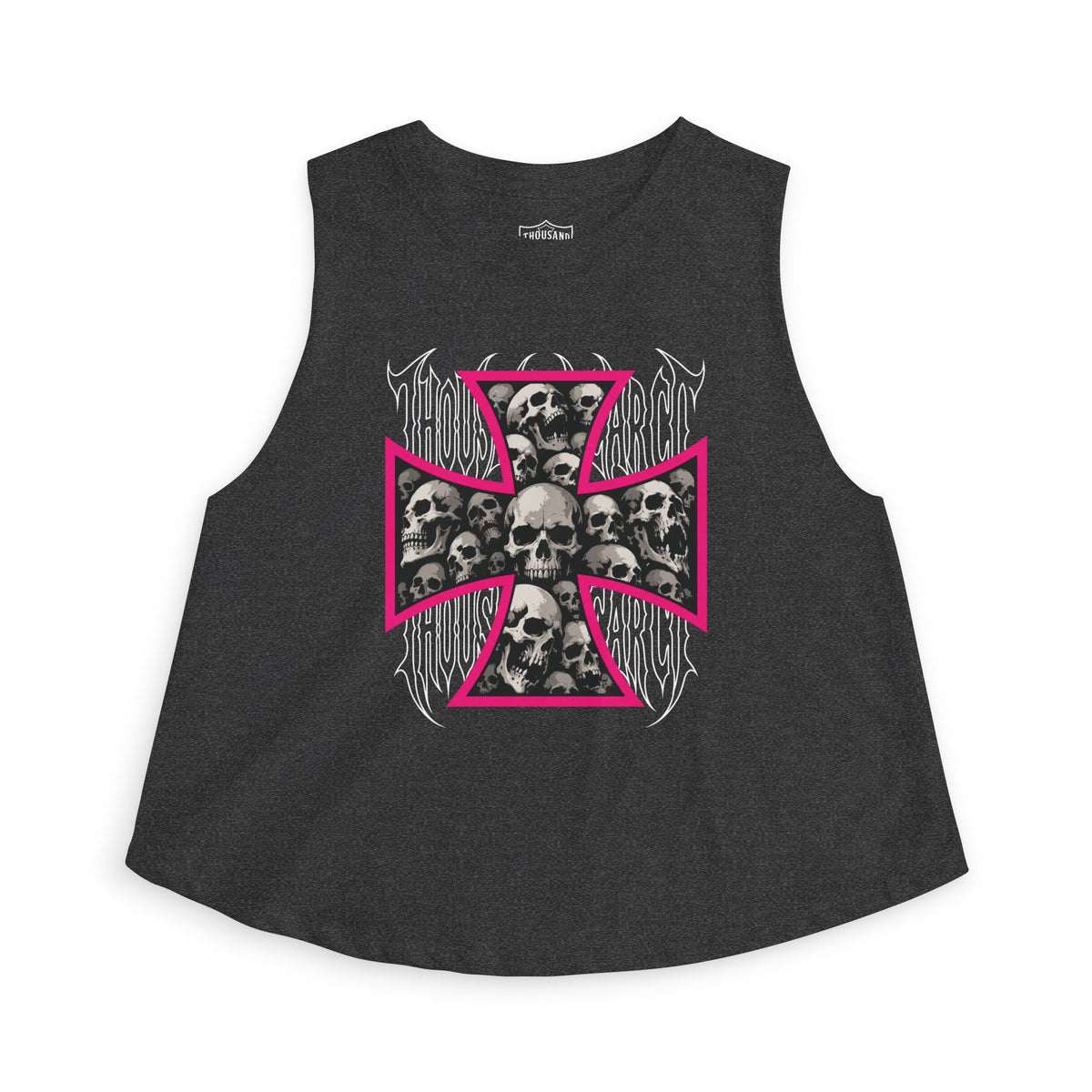 Thousand Year Co Iron Cross - Crop Top Tank