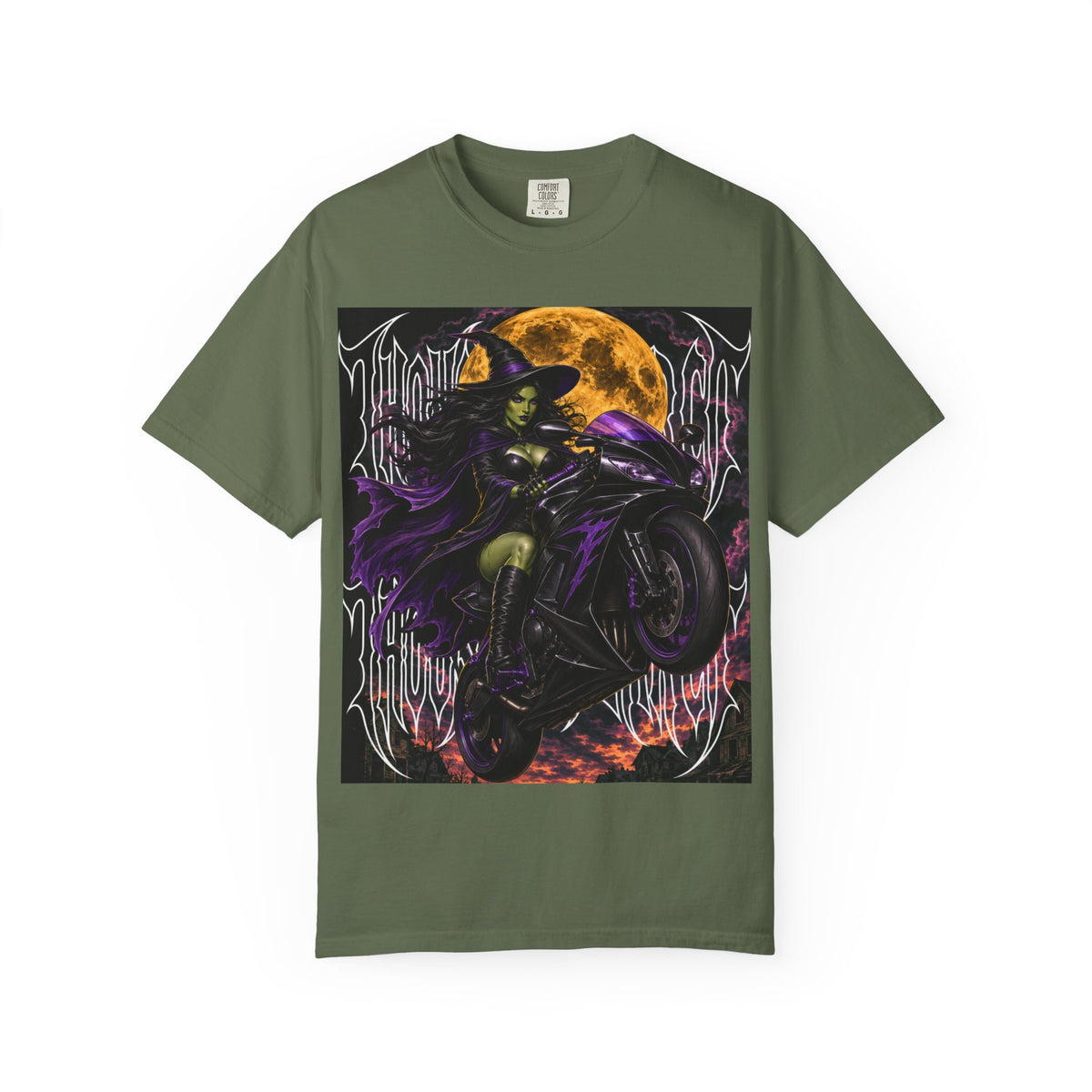 Biker Witch Moon - T Shirt