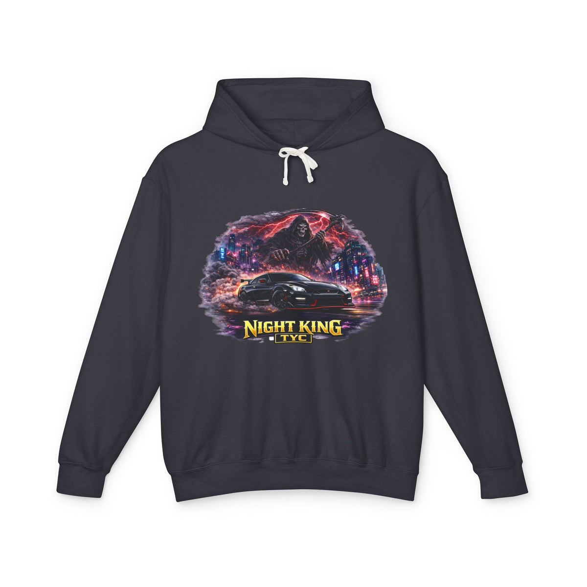 Night King Street Racer - Lightweight Hoodie - Thousand Year Co