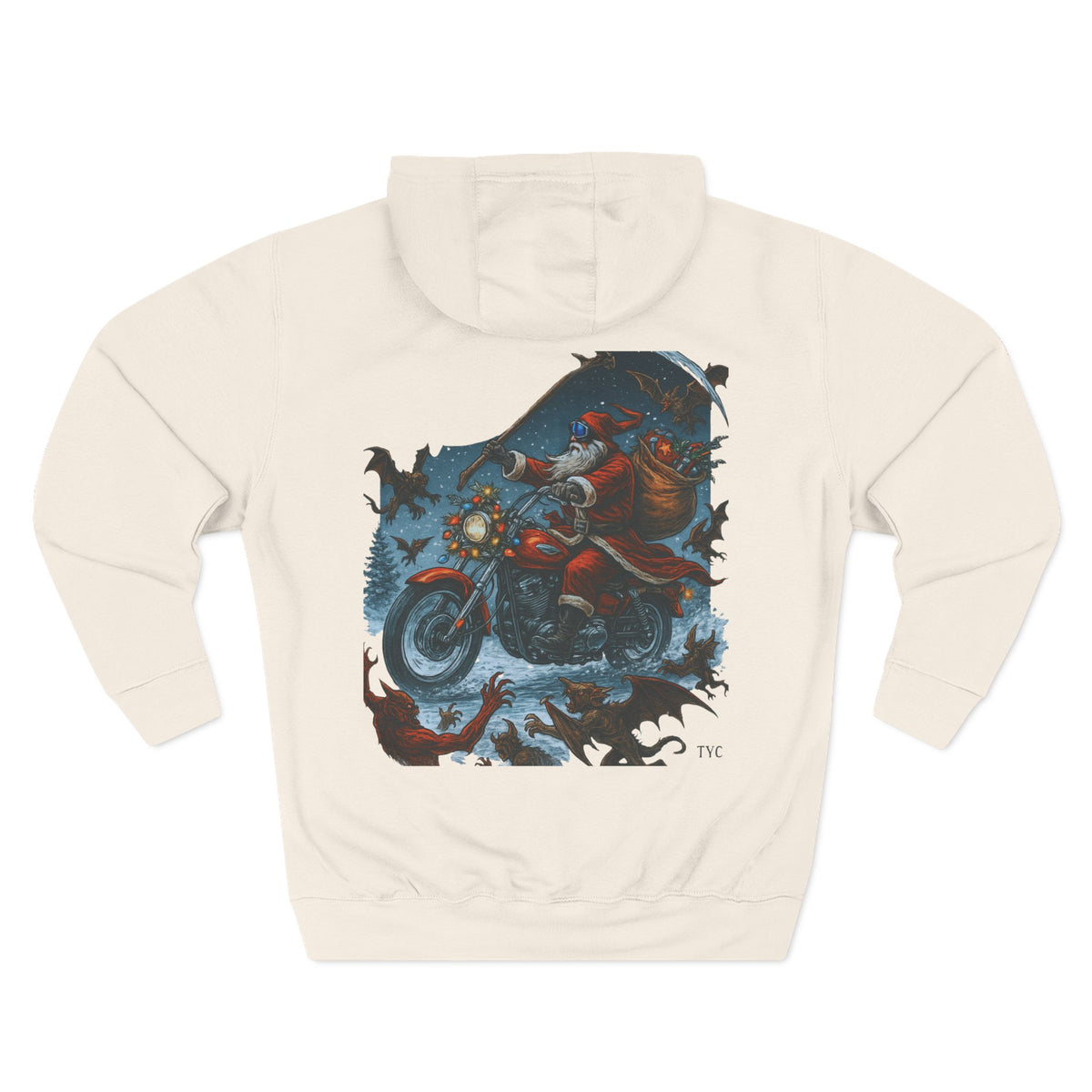 Santa Is Coming to Town v2 – Midweight Hoodie - Thousand Year Co