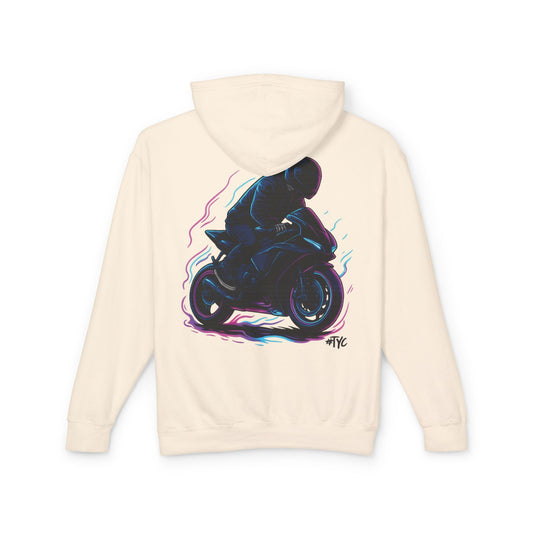Neon Rider Motorcycle Hoodie Sweatshirt