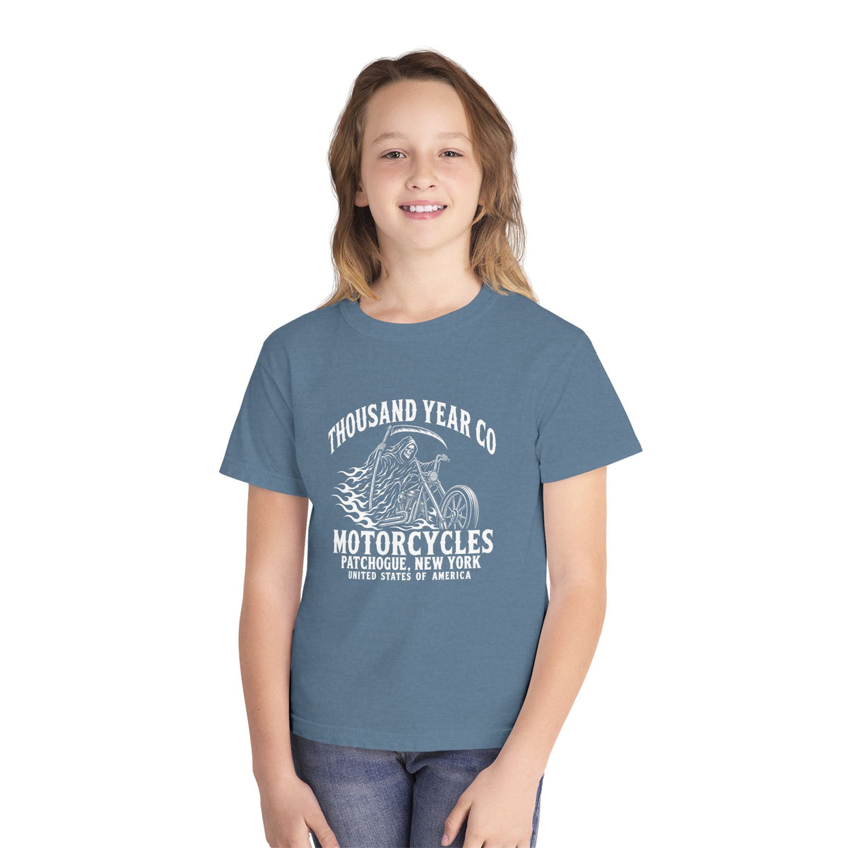 Thousand Year Co Motorcycles - Kids T Shirt