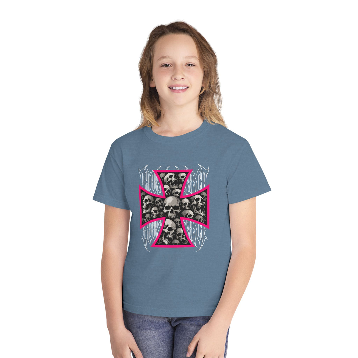 Thousand Year Co Iron Cross - Kids T Shirt