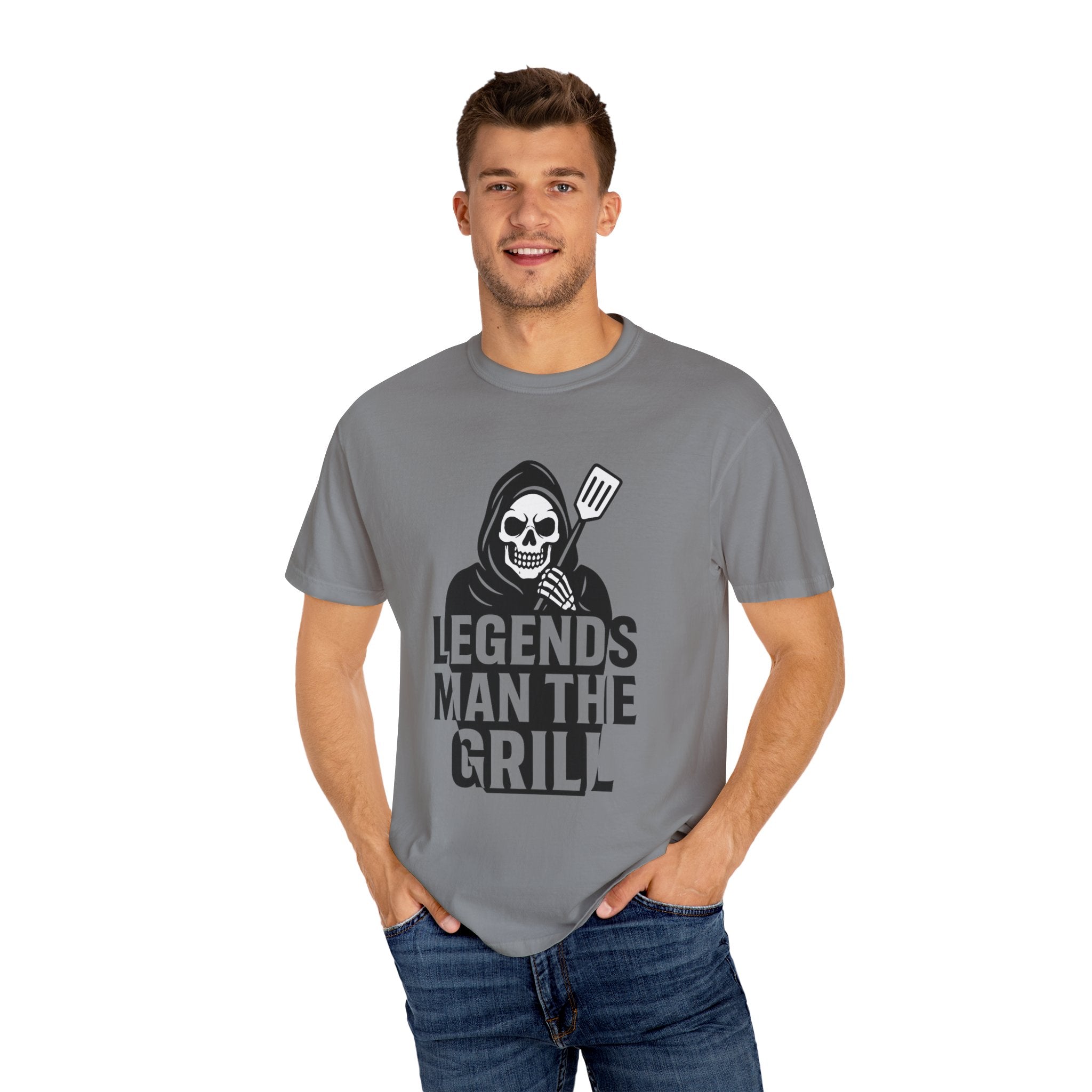 Legends Man the Grill - Reaper T-Shirt - Thousand Year Co